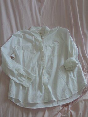 Universal Thread White Alamosa Cotton Button Down Shirt XL